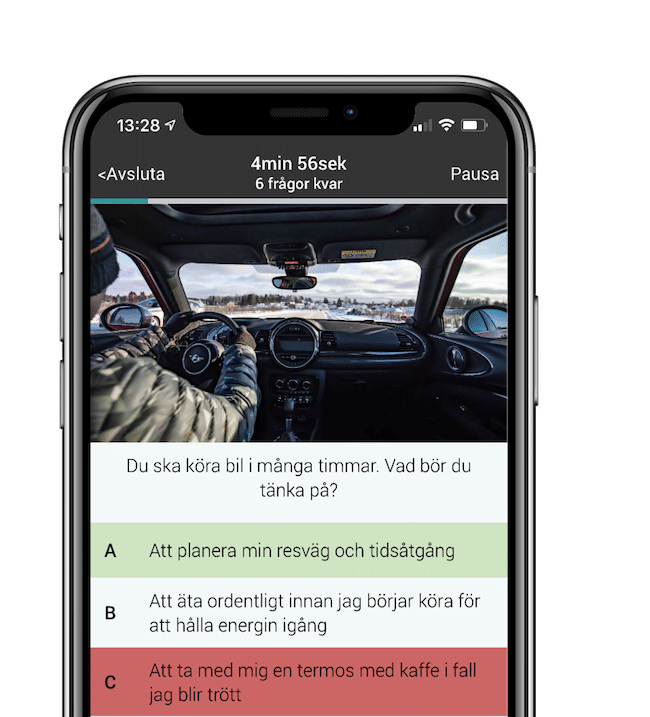 My Driving Academy - Mitt Körkort app image of teori app mitt körkort